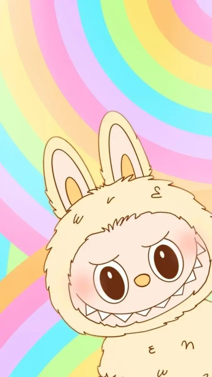 تصویر زمینه لبوبو بنفش