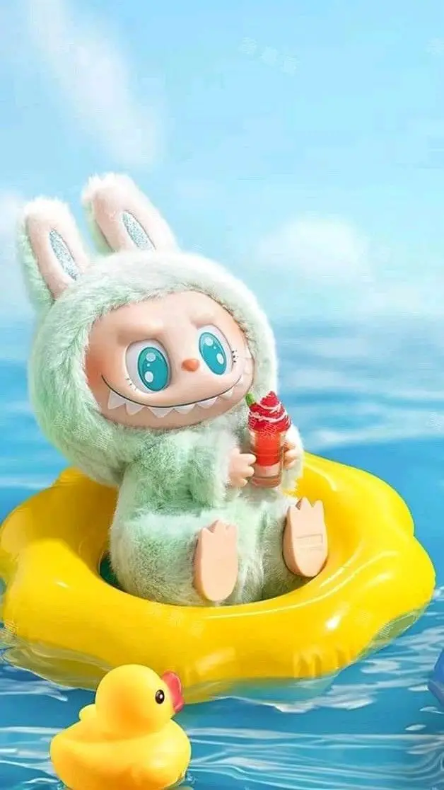 تصویر زمینه لبوبو بنفش