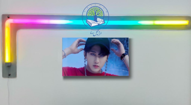 تابلو شاسی گروه استری کیدز stray kids changbin تابلو عکس استری کیدز تابلو عکس کی پاپ kpop تابلو عکس stray kids لینو 